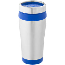 Load image into Gallery viewer, Elwood 410 ml insulated tumbler — Silver / Blue