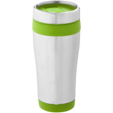 Load image into Gallery viewer, Elwood 410 ml insulated tumbler — Silver / Lime green