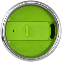 Load image into Gallery viewer, Elwood 410 ml insulated tumbler — Silver / Lime green (detail)