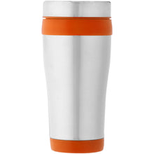 Load image into Gallery viewer, Elwood 410 ml insulated tumbler — Silver / Orange (front)