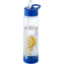 Load image into Gallery viewer, Tutti-frutti 740 ml Tritan™ infuser sport bottle — Transparent / Blue