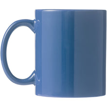 Load image into Gallery viewer, Santos 330 ml ceramic mug — Blue (back)