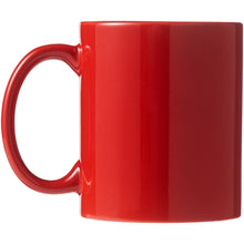 Load image into Gallery viewer, Santos 330 ml ceramic mug — Red (back)