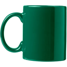 Load image into Gallery viewer, Santos 330 ml ceramic mug — Green (back)