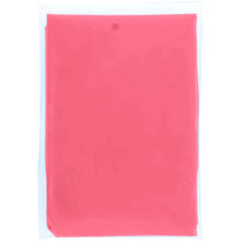 Load image into Gallery viewer, Ziva disposable rain poncho with storage pouch — Red (front)