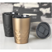 Load image into Gallery viewer, Geo 350 ml copper vacuum insulated tumbler — lifestyle