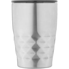 Load image into Gallery viewer, Geo 350 ml copper vacuum insulated tumbler — Silver (front)