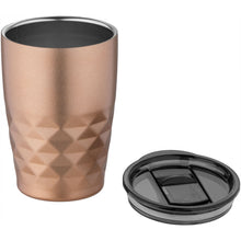 Load image into Gallery viewer, Geo 350 ml copper vacuum insulated tumbler — Copper (detail)