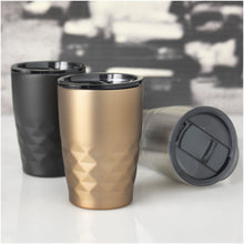 Load image into Gallery viewer, Geo 350 ml copper vacuum insulated tumbler — lifestyle