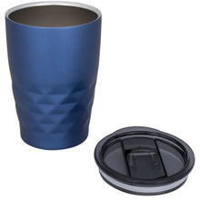 Load image into Gallery viewer, Geo 350 ml copper vacuum insulated tumbler — Blue (detail)