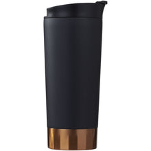 Load image into Gallery viewer, Peeta 500 ml copper vacuum insulated tumbler — Black (front)