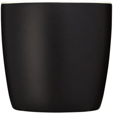 Load image into Gallery viewer, Riviera 340 ml ceramic mug — Black / White (front)