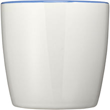 Load image into Gallery viewer, Aztec 340 ml ceramic mug — White / Royal blue (front)