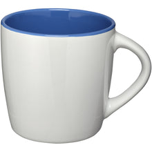 Load image into Gallery viewer, Aztec 340 ml ceramic mug — White / Royal blue