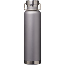 Load image into Gallery viewer, Thor 650 ml copper vacuum insulated sport bottle — Grey (front)