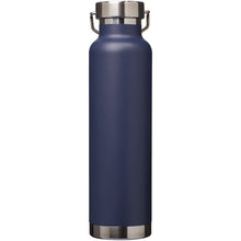 Load image into Gallery viewer, Thor 650 ml copper vacuum insulated sport bottle — Navy (back)