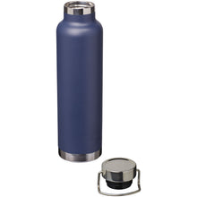 Load image into Gallery viewer, Thor 650 ml copper vacuum insulated sport bottle — Navy (detail)