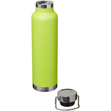 Load image into Gallery viewer, Thor 650 ml copper vacuum insulated sport bottle — Lime (detail)
