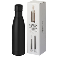 Load image into Gallery viewer, Vasa 500 ml copper vacuum insulated bottle — Black