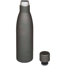 Load image into Gallery viewer, Vasa 500 ml copper vacuum insulated bottle — Matted Grey (detail)