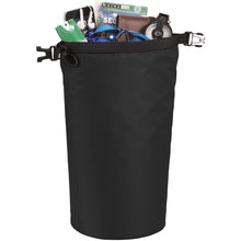 Load image into Gallery viewer, Survivor 5 litre waterproof roll-down bag — Black (detail)