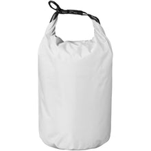 Load image into Gallery viewer, Survivor 5 litre waterproof roll-down bag — White (front)