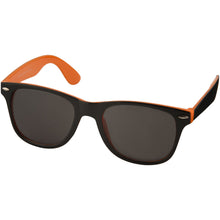 Load image into Gallery viewer, Sun Ray sunglasses with two coloured tones — Orange / Black