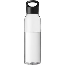 Load image into Gallery viewer, Sky 650 ml Tritan™ colour-pop water bottle — Black / Transparent (front)