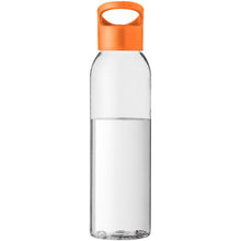 Load image into Gallery viewer, Sky 650 ml Tritan™ colour-pop water bottle — Orange / Transparent (front)