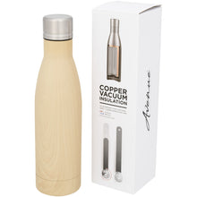 Load image into Gallery viewer, Vasa 500 ml wood-look copper vacuum insulated bottle — Brown