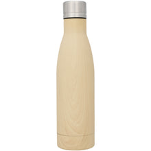 Load image into Gallery viewer, Vasa 500 ml wood-look copper vacuum insulated bottle — Brown (front)