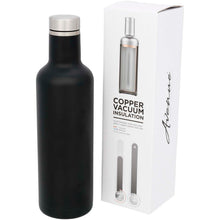 Load image into Gallery viewer, Pinto 750 ml copper vacuum insulated bottle — Black (detail 2)