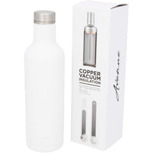Load image into Gallery viewer, Pinto 750 ml copper vacuum insulated bottle — White (detail 2)