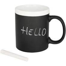 Load image into Gallery viewer, Chalk-write 330 ml ceramic mug — White