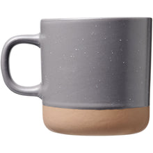 Load image into Gallery viewer, Pascal 360 ml ceramic mug — Grey (back)