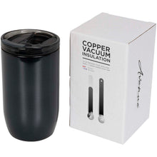 Load image into Gallery viewer, Lagom 380 ml copper vacuum insulated tumbler — Black Shiny