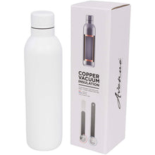Load image into Gallery viewer, Odin 510 ml copper vacuum insulated water bottle — White (detail 2)