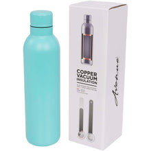 Load image into Gallery viewer, Odin 510 ml copper vacuum insulated water bottle — Mint green (detail 2)