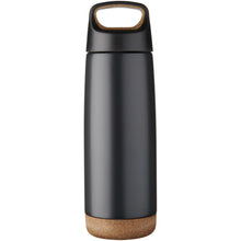 Load image into Gallery viewer, Valhalla 600 ml copper vacuum insulated water bottle — Black (front)