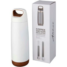 Load image into Gallery viewer, Valhalla 600 ml copper vacuum insulated water bottle — White