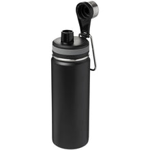 Load image into Gallery viewer, Gessi 590 ml copper vacuum insulated sport bottle — Black (detail 2)