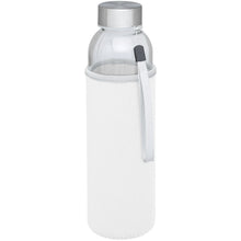 Load image into Gallery viewer, Bodhi 500 ml glass water bottle — White