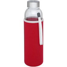 Load image into Gallery viewer, Bodhi 500 ml glass water bottle — Red