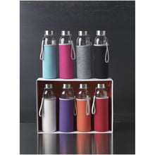 Load image into Gallery viewer, Bodhi 500 ml glass water bottle — lifestyle