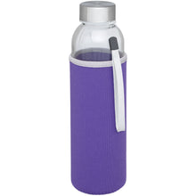 Load image into Gallery viewer, Bodhi 500 ml glass water bottle — Purple