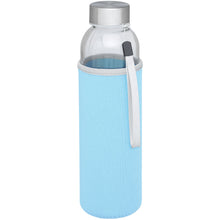 Load image into Gallery viewer, Bodhi 500 ml glass water bottle — Light blue