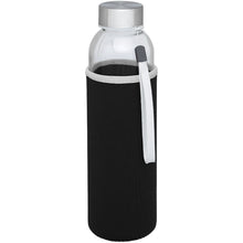 Load image into Gallery viewer, Bodhi 500 ml glass water bottle — Black