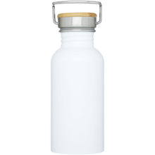 Load image into Gallery viewer, Thor 550 ml single wall stainless steel water bottle — White (front)