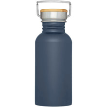 Load image into Gallery viewer, Thor 550 ml single wall stainless steel water bottle — Hale Blue (front)