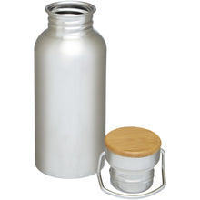 Load image into Gallery viewer, Thor 550 ml single wall stainless steel water bottle — Silver (detail)